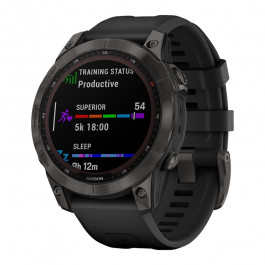 GARMIN fēnix 7s Sapphire Dual Power GARMIN fenix 7S Sapphire Dual Power Ti Carbon Gray DLC