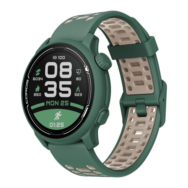 Zegarek Coros Pace 2 Green with Silicone Band WPACE2 GRN