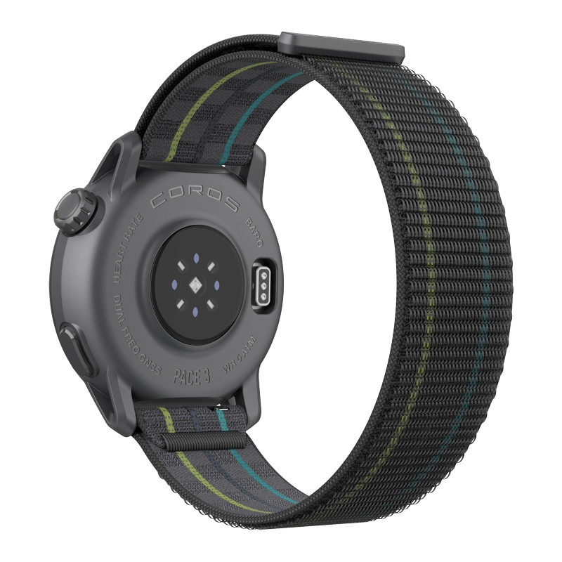 Zegarek Coros Pace 3 Black with Nylon Band WPACE3-BLK-N -