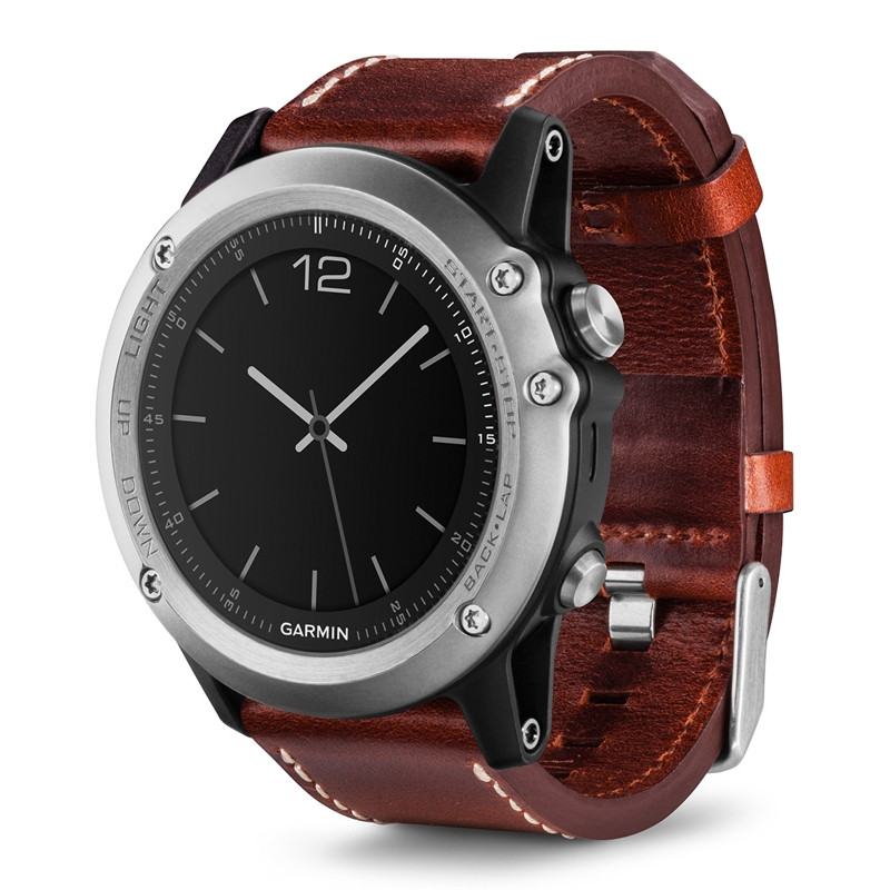 Zegarek Garmin Fenix 3 Sapphire Silver Leather Performer Bundle 010 01338 61