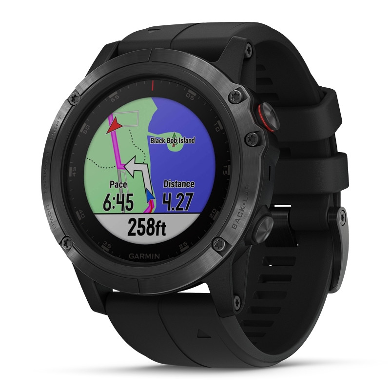Zegarek Garmin Fenix 5X Plus Sapphire Black with Black Band + PL