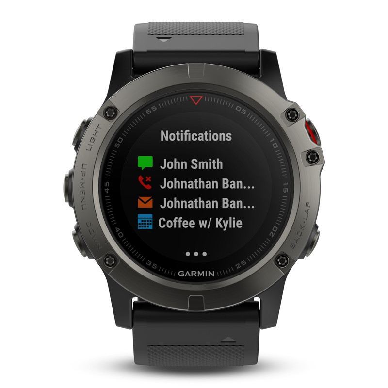 Zegarek Garmin Fenix 5X Sapphire Slate Gray with Black Band + PL