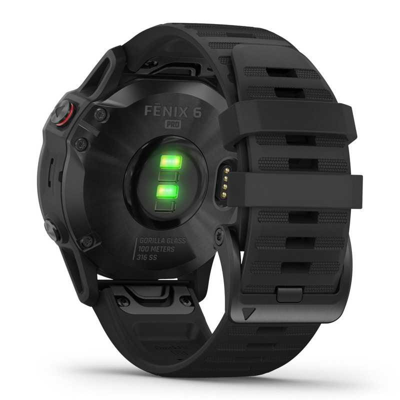 Zegarek Garmin Fenix 6 Pro czarny z czarnym paskiem 010 02158 02