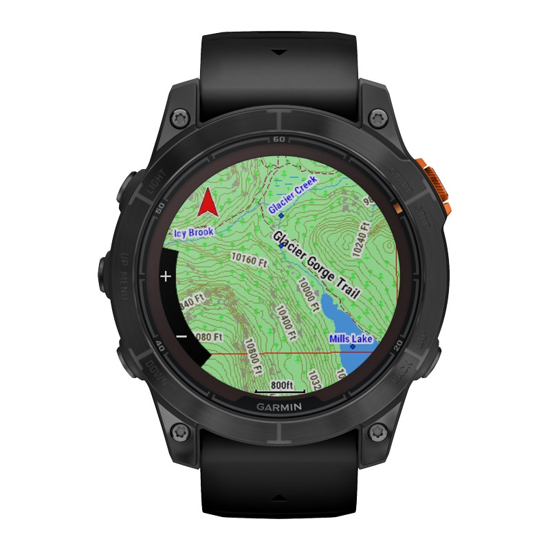 Zegarek Garmin Fenix 7 Pro Solar czarny z czarnym paskiem + PL