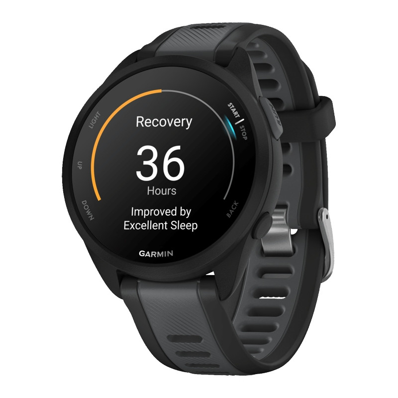 GARMIN FORERUNNER 165 ブラック Garmin Forerunner 165 Black/Slate Grey 010-02863-20