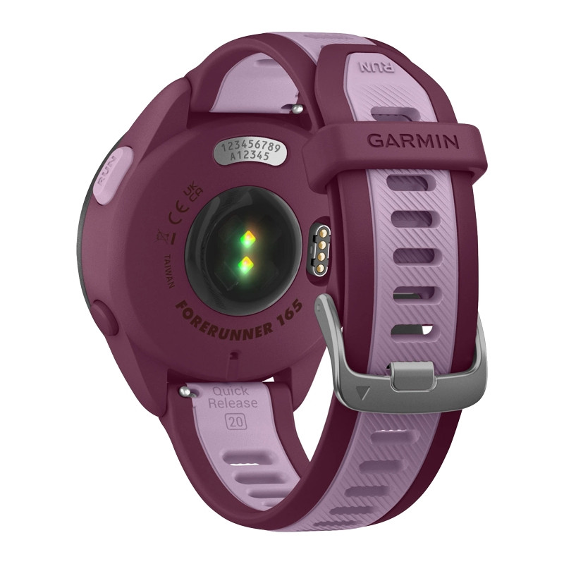 Zegarek sportowy Garmin Forerunner 165 Music Berry/Lilac 010