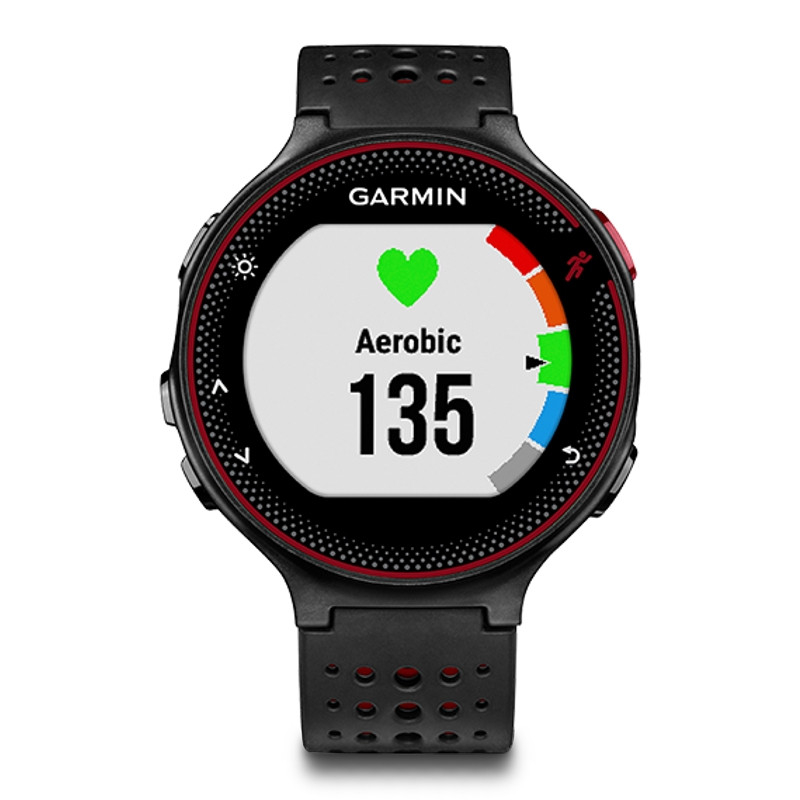 GARMIN Forerunner 235 レッド Zegarek sportowy Garmin Forerunner 235 Black/Marsala Red 010