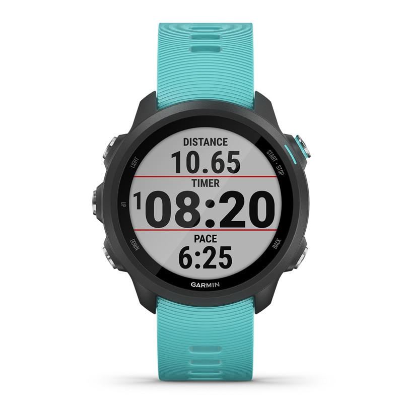 Zegarek sportowy Garmin Forerunner 245 Music Aqua 010-02120-32 -