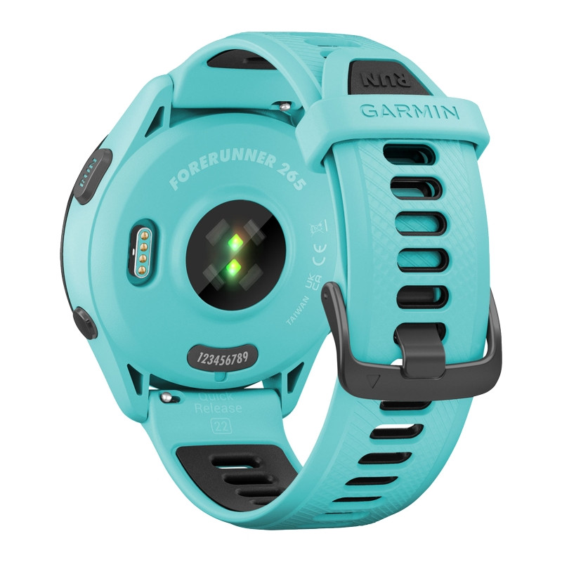 Zegarek sportowy Garmin Forerunner 265 błękitny 010-02810-12 -