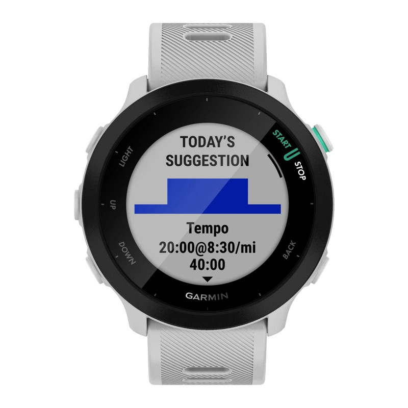 GARMIN Forerunner 55 ホワイト Garmin Forerunner 55 White | Hodinky-365.pl