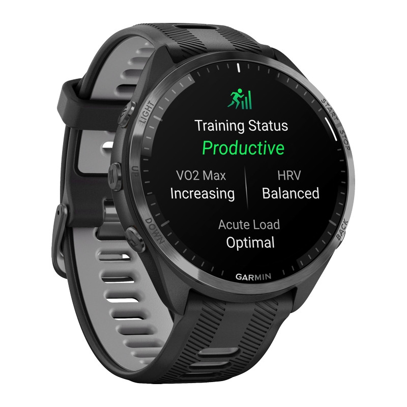 Zegarek sportowy Garmin Forerunner 965 czarny + PL TOPO 010