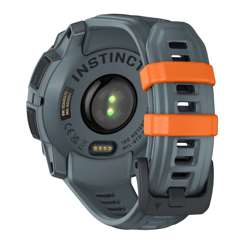 Zegarek Garmin Instinct 3 45 mm Solar Twilight z paskiem w