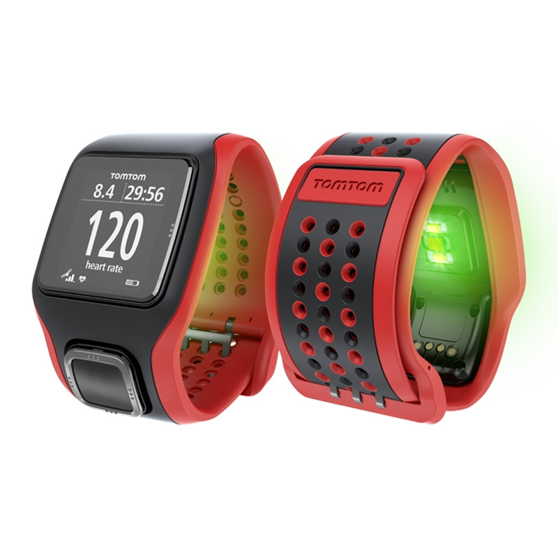Zegarek sportowy TomTom Multi-Sport Cardio GPS Black Red 1RH0.001.01 -