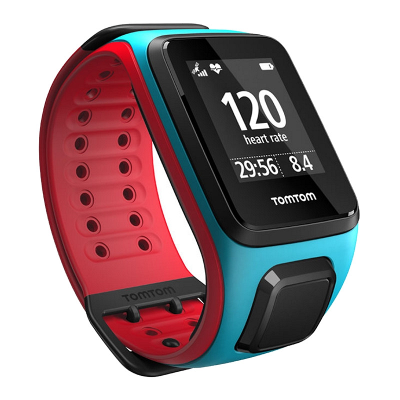 Zegarek TomTom Runner 2 Cardio Scuba Blue Red Large 1RF0.001.00