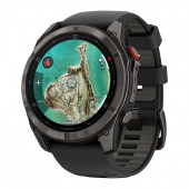 Zegarek Garmin Fenix 8 Pro 51 mm AMOLED Sapphire Titanium Carbon Grey DLC Black