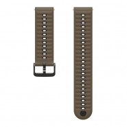 Pasek Coros Nomad Silicone Quick Release 24 mm Brown - Long