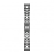 Bransoleta Garmin QuickFit 26 mm tytanowa srebrna