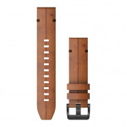 OUTLET Pasek Garmin QuickFit 22 mm skórzany orzechowy