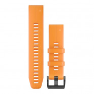 Pasek Garmin QuickFit 22 mm Solar Flare Orange Silicone