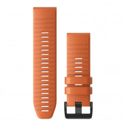 Pasek Garmin QuickFit 26 mm silikonowy ciemnopomarańczowy (Fenix 6X)