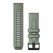 Pasek Garmin QuickFit 26 mm silikonowy szarozielony / grafitowy (Fenix 8 51 mm)