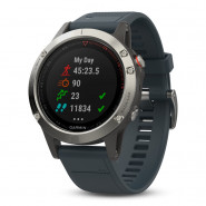 Zegarek Garmin Fenix 5 Silver with Granite Blue Band