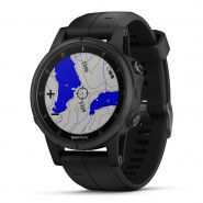 Zegarek Garmin Fenix 5S Plus Sapphire Black with Black Band + PL TOPO