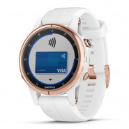 Zegarek Garmin Fenix 5S Plus Sapphire Rose Goldtone with White Band