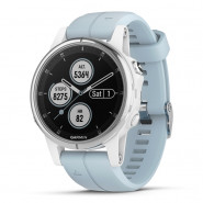 Zegarek Garmin Fenix 5S Plus White with Sea Foam Band + PL TOPO