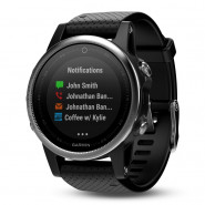 Zegarek Garmin Fenix 5S Silver with Black Band