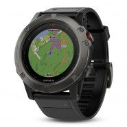 Zegarek Garmin Fenix 5X Sapphire Slate Gray with Black Band + PL TOPO