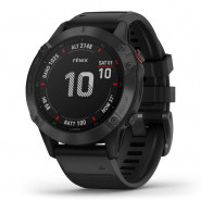 Zegarek Garmin Fenix 6 Pro czarny z czarnym paskiem