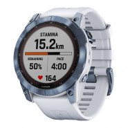 Zegarek Garmin Fenix 7X Sapphire Solar jasnoniebieski tytan DLC + PL TOPO