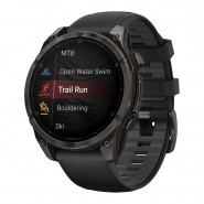 Zegarek Garmin Fenix 8 47 mm AMOLED Sapphire Titanium Carbon Grey DLC + PL TOPO