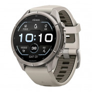 Zegarek Garmin Fenix 9 Pro 43 mm z paskiem Fog Gray/Dark Sandstone + PL TOPO
