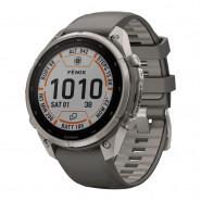 Zegarek Garmin Fenix 9 Pro Solar inReach 47 mm z paskiem Pebble Gray