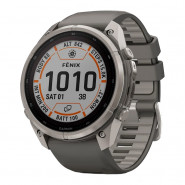 Zegarek Garmin Fenix 9 Pro Solar inReach 51 mm z paskiem Pebble Gray