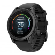 Zegarek Garmin Fenix E Slate Grey Steel z czarnym paskiem + PL TOPO