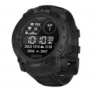Zegarek Garmin Instinct 3 50 mm Solar Tactical Edition czarny z czarnym paskiem