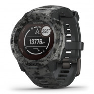 Zegarek Garmin Instinct Solar Camo Edition grafitowy moro