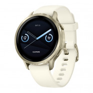 Zegarek Garmin Venu 4 41 mm Lunar Gold z paskiem w kolorze Bone