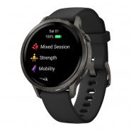 Zegarek Garmin Venu 4 41 mm Slate z paskiem w kolorze Black