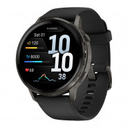 Zegarek Garmin Venu 4 45 mm Slate z paskiem w kolorze Black