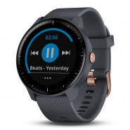 Zegarek Garmin Vivoactive 3 Music Granite Blue with Rose Gold Hardware