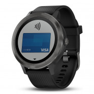 Zegarek Garmin Vivoactive 3 Slate with Black Silicone