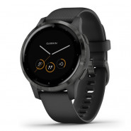 Zegarek Garmin Vivoactive 4S czarny z popielatymi detalami