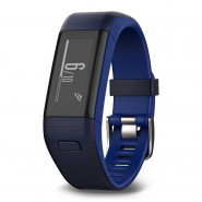 Opaska fitness Garmin Vivosmart HR+ Midnight Blue/Bolt Blue - Regular