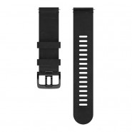 Pasek Polar Leather 22 mm Black - rozmiar M/L