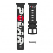 Pasek Polar Vantage V2 Black-Red z logo Polar - rozmiar S-L