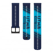 Pasek Suunto 22 mm Athletic 6 Silicone UTMB World Series Night Blue - rozmiar S+M